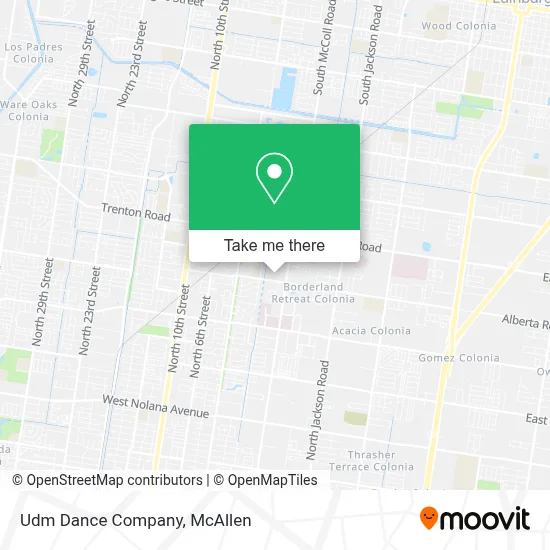 Udm Dance Company map