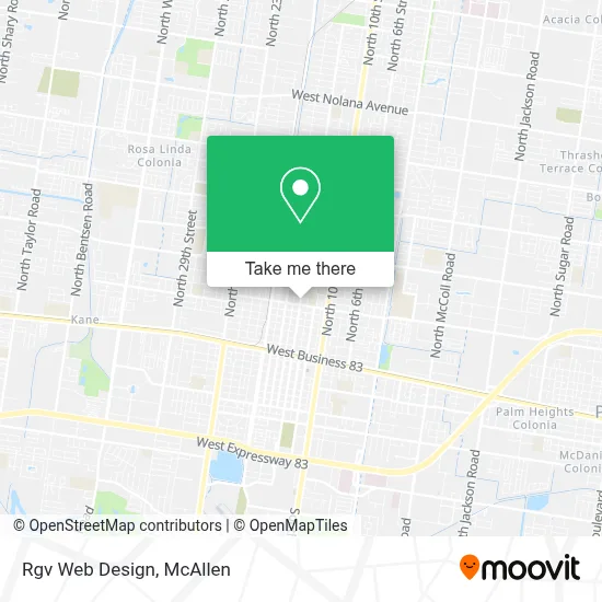 Rgv Web Design map