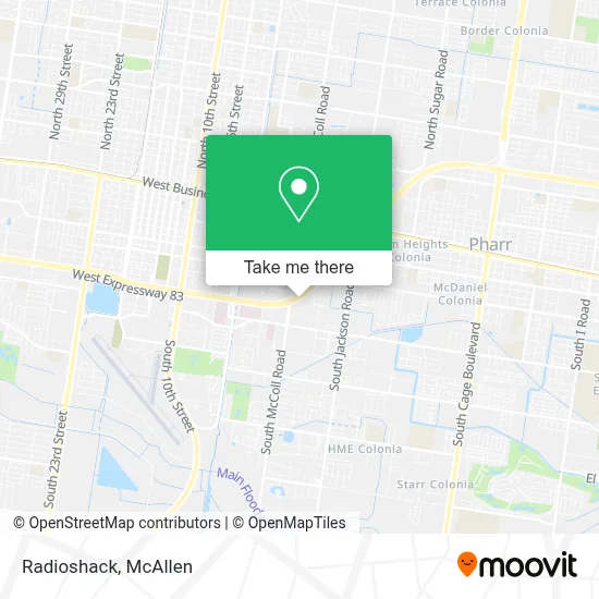 Radioshack map