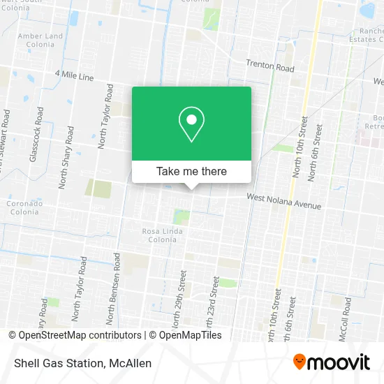 Shell Gas Station map