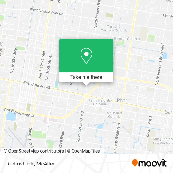 Radioshack map