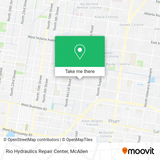 Rio Hydraulics Repair Center map