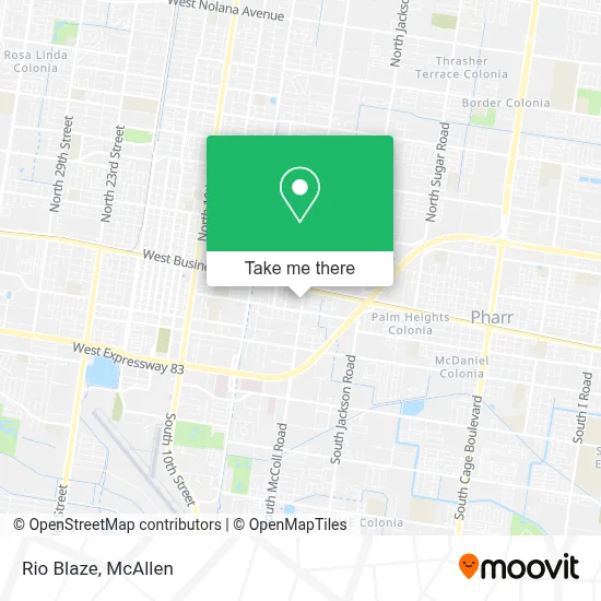Rio Blaze map