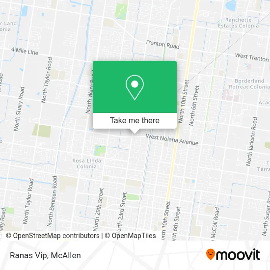 Ranas Vip map