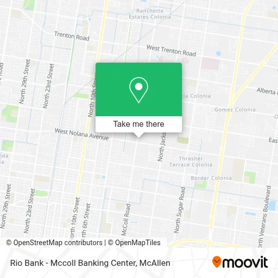 Rio Bank - Mccoll Banking Center map