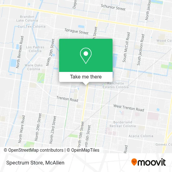 Spectrum Store map