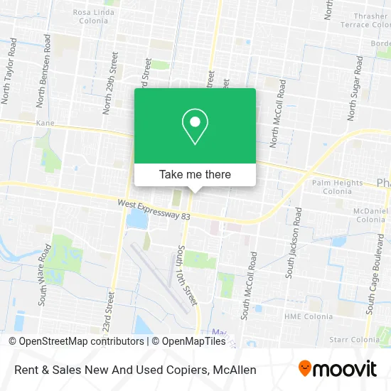 Rent & Sales New And Used Copiers map