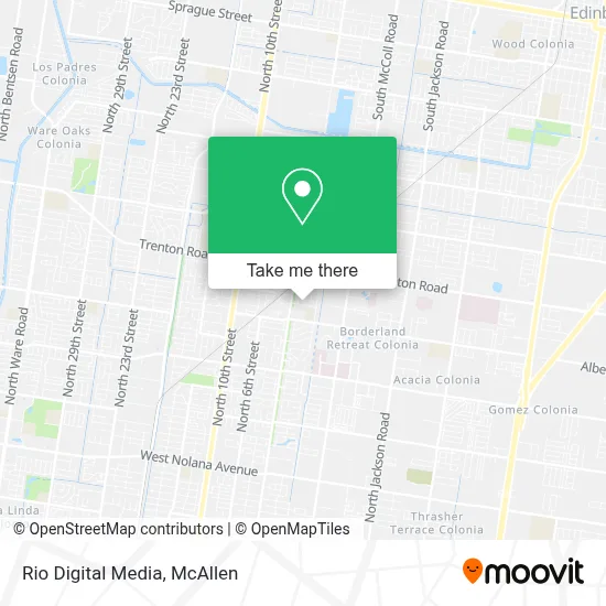 Rio Digital Media map