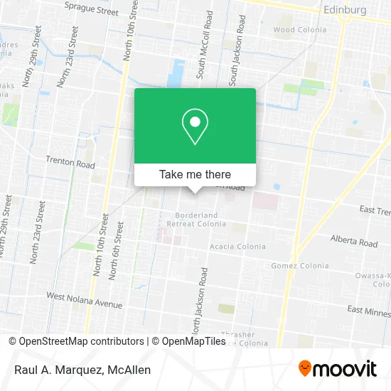 Raul A. Marquez map