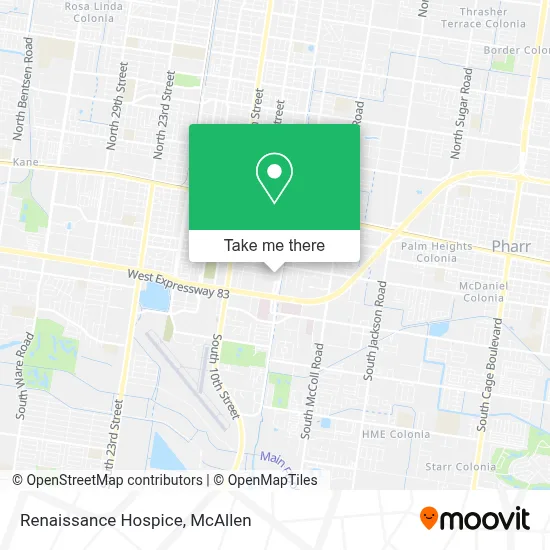 Renaissance Hospice map