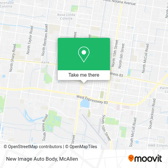 New Image Auto Body map