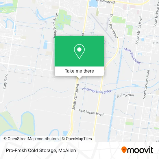 Pro-Fresh Cold Storage map