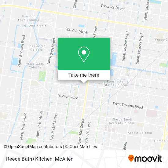 Reece Bath+Kitchen map