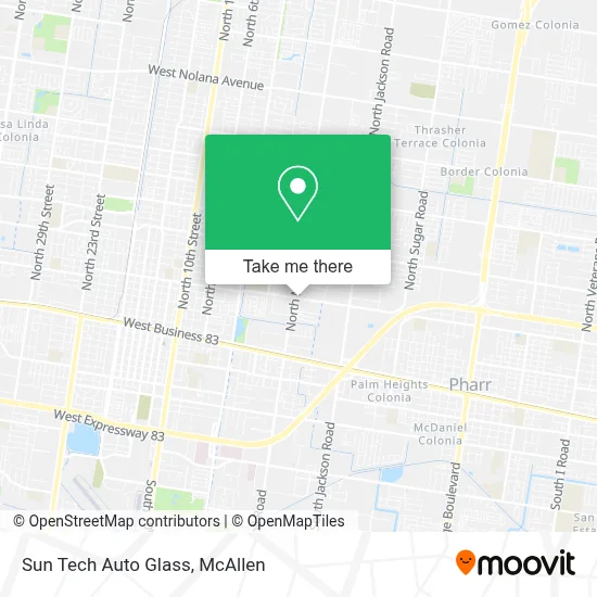 Sun Tech Auto Glass map
