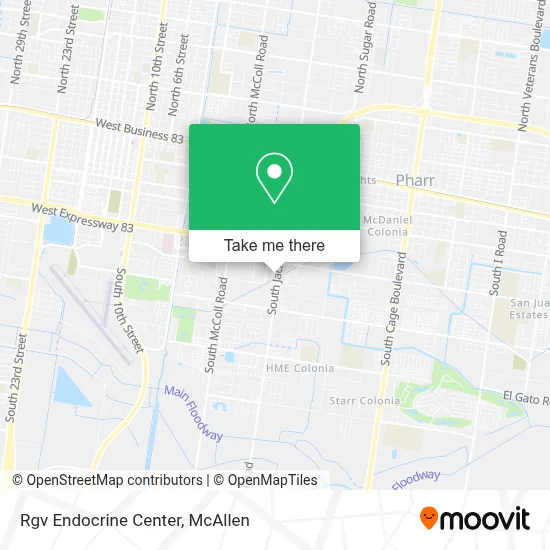 Rgv Endocrine Center map