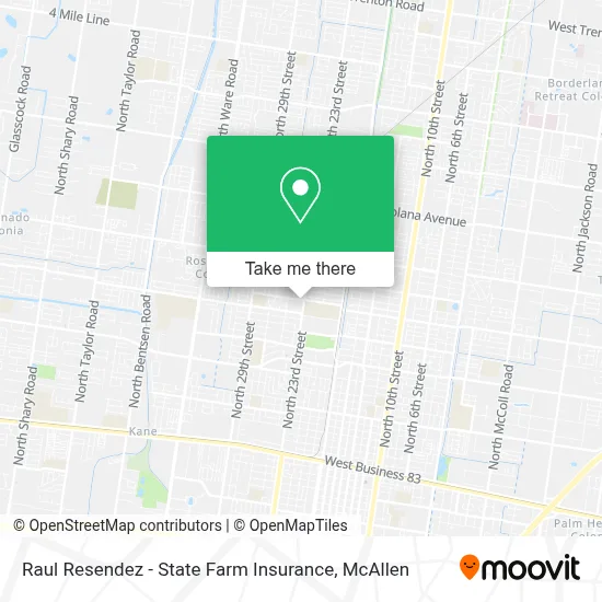 Raul Resendez - State Farm Insurance map