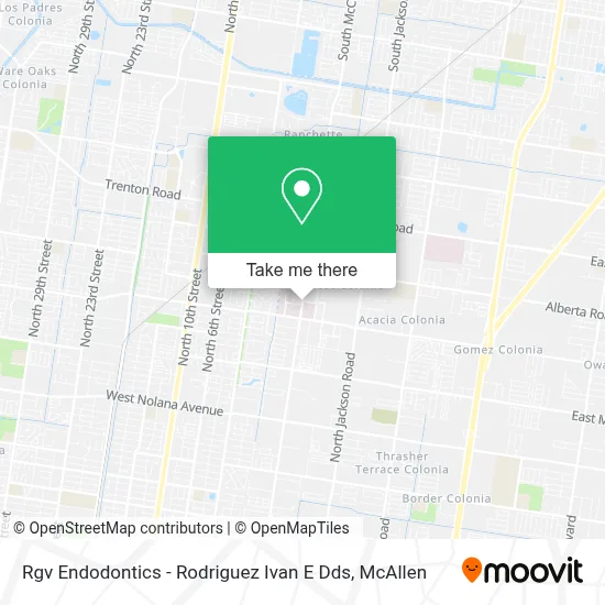 Rgv Endodontics - Rodriguez Ivan E Dds map