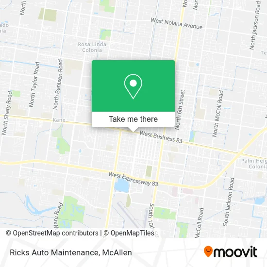 Ricks Auto Maintenance map