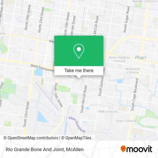 Rio Grande Bone And Joint map