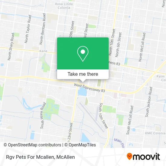 Rgv Pets For Mcallen map