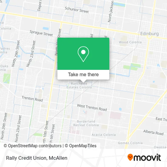 Rally Credit Union map