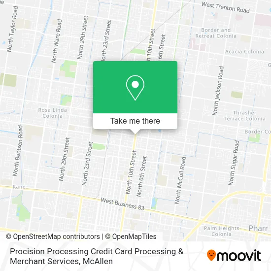 Procision Processing Credit Card Processing & Merchant Services map
