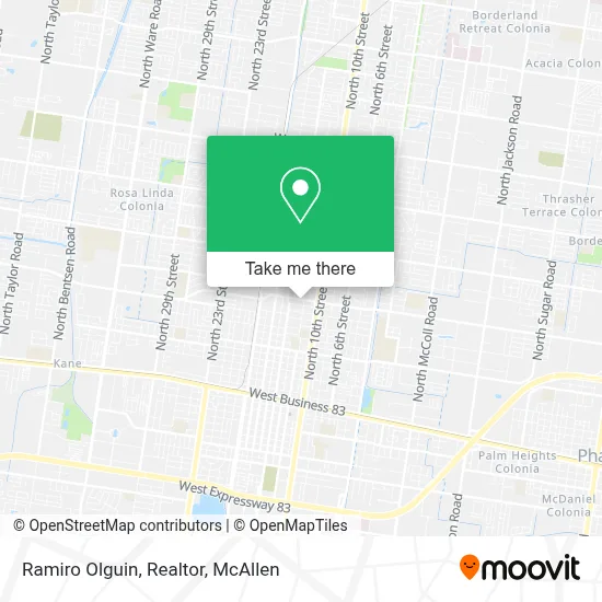 Ramiro Olguin, Realtor map