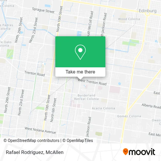 Rafael Rodriguez map