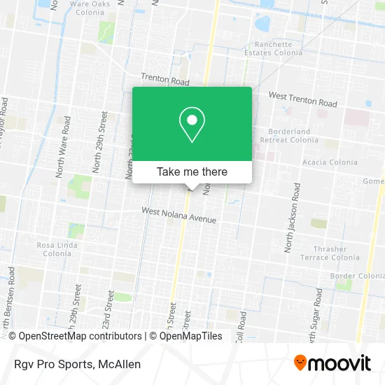 Rgv Pro Sports map