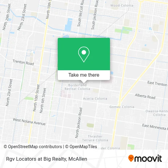 Rgv Locators at Big Realty map