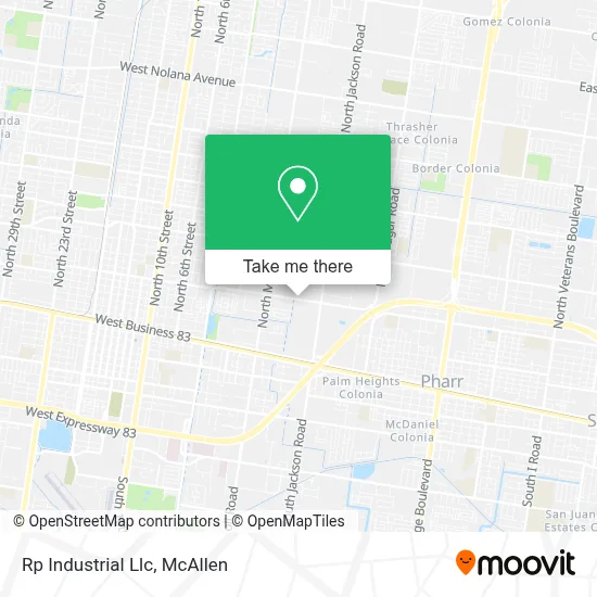 Rp Industrial Llc map