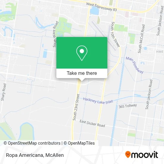 Ropa Americana map