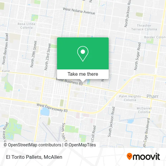 El Torito Pallets map