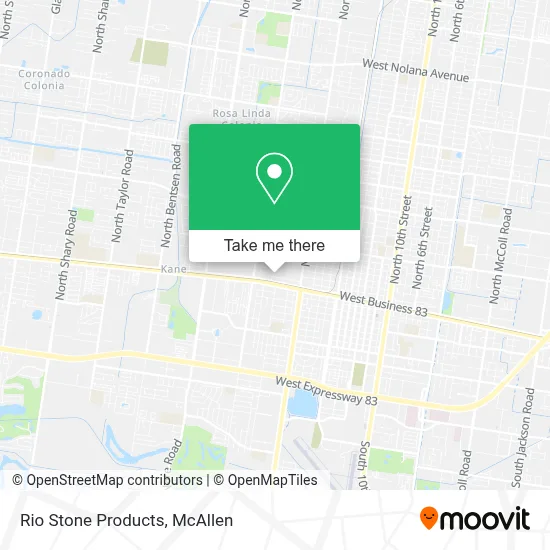 Rio Stone Products map