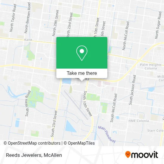 Reeds Jewelers map