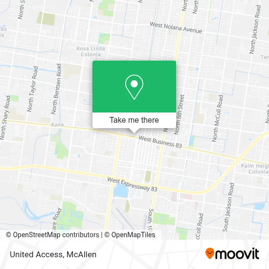 United Access map