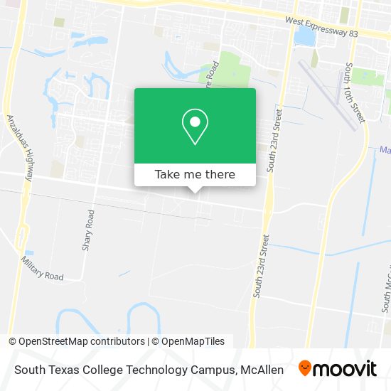 South Texas College Technology Campus map