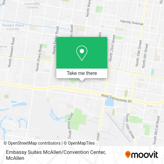 Mapa de Embassy Suites McAllen / Convention Center