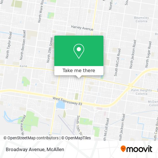 Mapa de Broadway Avenue