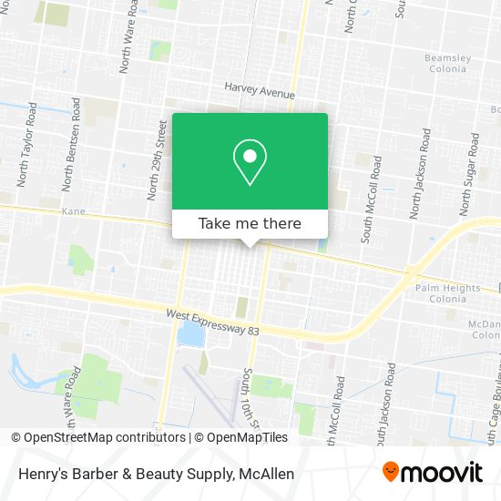 Mapa de Henry's Barber & Beauty Supply