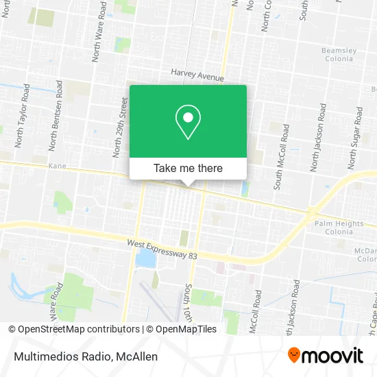 Multimedios Radio map