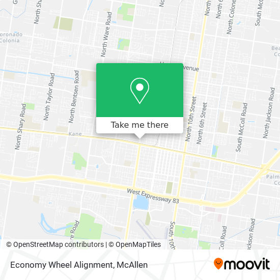 Economy Wheel Alignment map