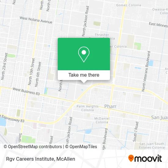 Rgv Careers Institute map