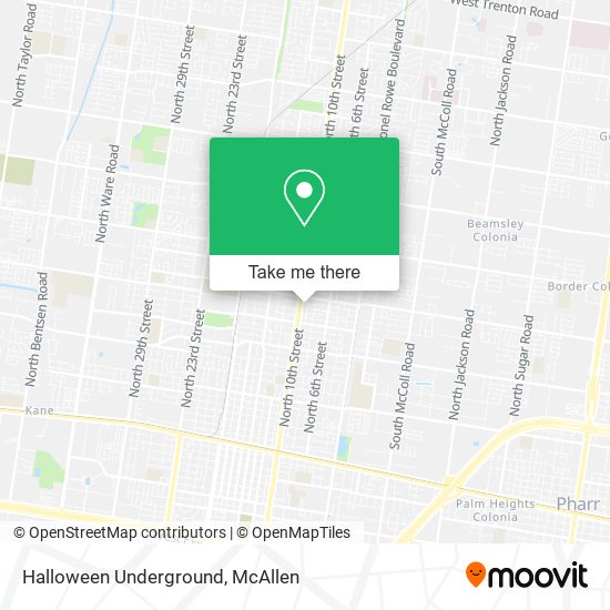 Halloween Underground map