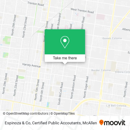 Espinoza & Co, Certified Public Accoutants map