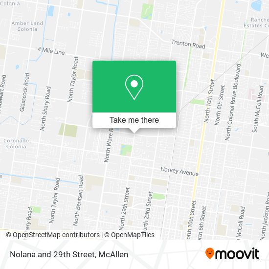 Mapa de Nolana and 29th Street