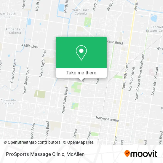 ProSports Massage Clinic map