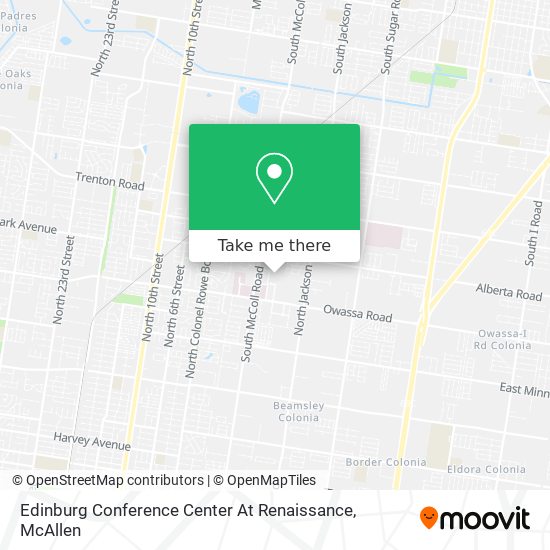Edinburg Conference Center At Renaissance map