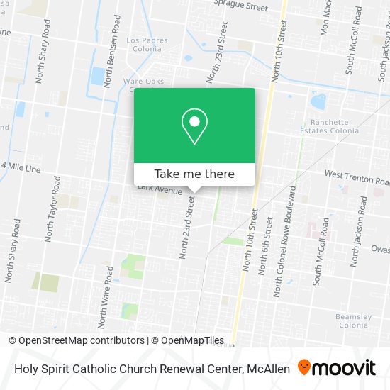 Mapa de Holy Spirit Catholic Church Renewal Center