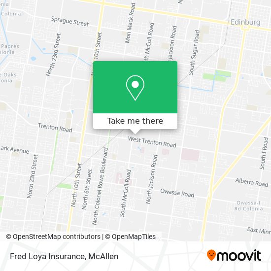 Mapa de Fred Loya Insurance